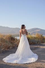 7398 Tulle And Regency Organza Over Ivory Gown back