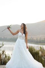 7398 Tulle And Regency Organza Over Ivory Gown front