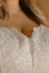 7398 Tulle And Regency Organza Over Ivory Gown detail