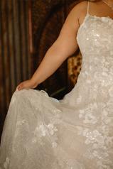 7404 (iviv-iv) Ivory Lace Over Ivory Gown With Ivory Tu detail