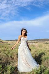 7413 (iv-iv) Ivory Lace And Tulle Over Ivory Gown (iv-b front