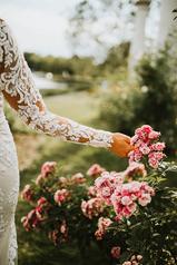 7420 (iviv-iv) Ivory Lace And Tulle Over Ivory Gown Wit detail