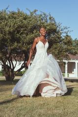 7449 Iv(iv-iv) Ivory Lace And Tulle Over Ivory Gown Wit front