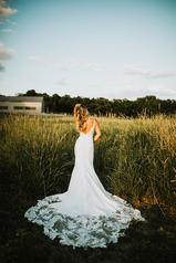 7457 (iv-iv) Ivory Gown With Ivory Tulle Plunge (iv-pl) back