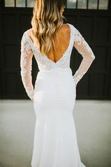 7478 (iv-iv) Ivory Gown With Ivory Tulle Plunge (iv-pl) back