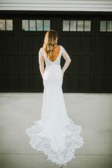 7478 (iv-iv) Ivory Gown With Ivory Tulle Plunge (iv-pl) back