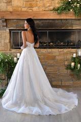 7398 Tulle And Regency Organza Over Ivory Gown back