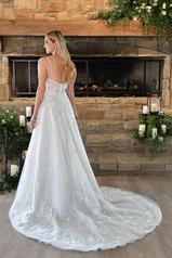 7404 (iviv-iv) Ivory Lace Over Ivory Gown With Ivory Tu back