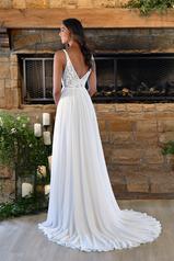 7410 (iv-iv) Ivory Gown With Ivory Tulle Plunge back