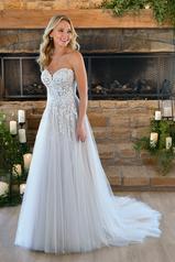 7413 (iv-iv) Ivory Lace And Tulle Over Ivory Gown (iv-b front