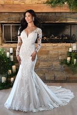 7420 (iviv-iv) Ivory Lace And Tulle Over Ivory Gown Wit front