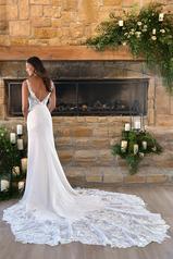 7457 (iv-iv) Ivory Gown With Ivory Tulle Plunge (iv-pl) back