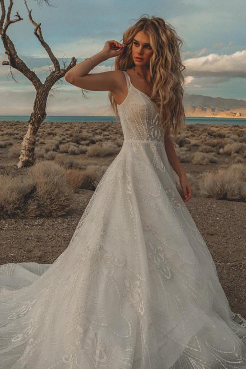 Sparkly Organza Strapless Wedding Gown, Stella York Wedding Dresses