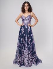 1589 Navy/Lilac front