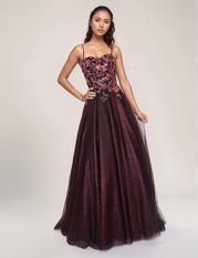 6631 Black/Burgundy front