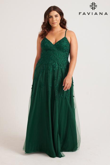 Faviana Curve Plus Size Dress 9552