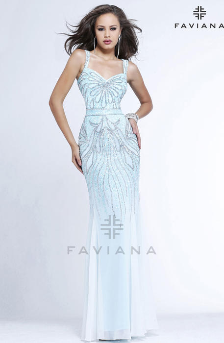 Faviana Glamour S7380 Chic Boutique Ny Dresses For Prom Evening Homecoming Quinceanera 8112