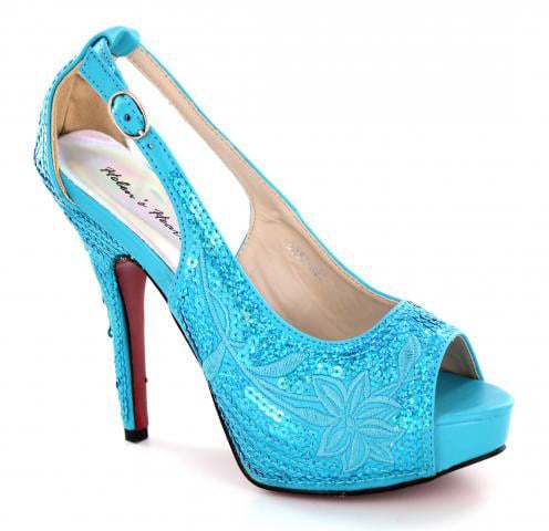 Helen's Heart Formal Shoes FS-8380-A22-Turquoise An Affair to Remember ...