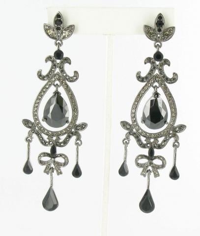 Helens Heart Earrings JE-E06548-S-Black