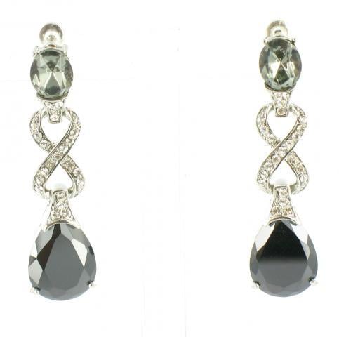 Helens Heart Earrings JE-X001894-S-Black