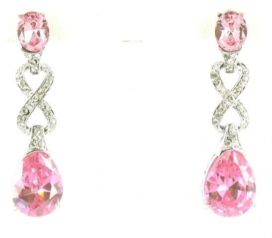 Helens Heart Earrings JE-X001894-S-Pink