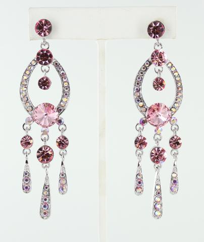 Helens Heart Earrings JE-X001913-S-Pink