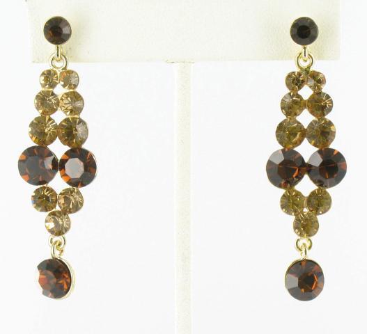 Helens Heart Earrings JE-X001928-G-Topaz