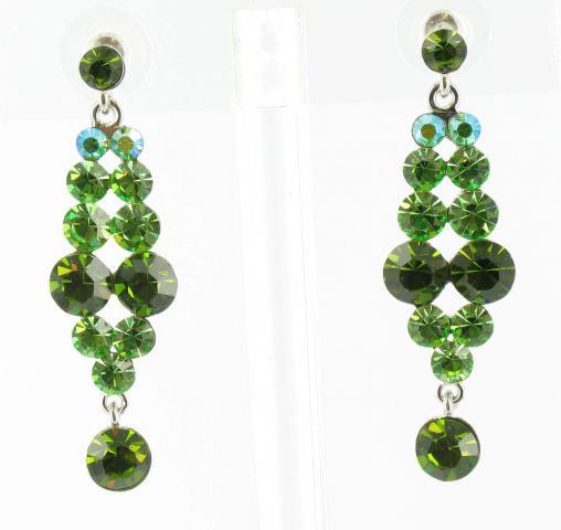 Helens Heart Earrings JE-X001928-S-Olivine