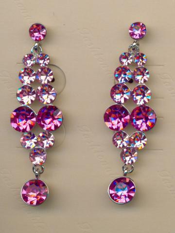 Helens Heart Earrings JE-X001928-S-Pink