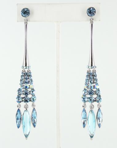 Helens Heart Earrings JE-X002025-S-Aquamarine