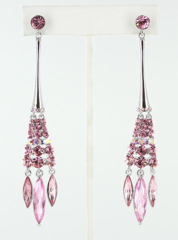 Helens Heart Earrings JE-X002025-S-Pink