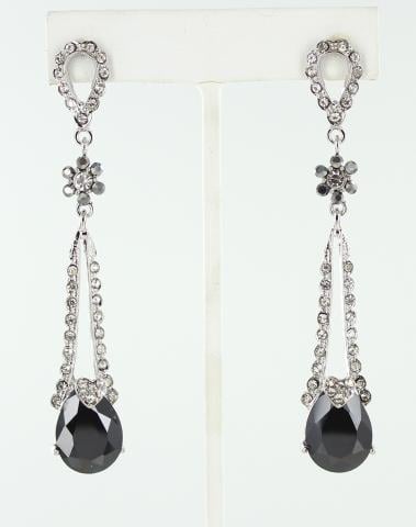 Helens Heart Earrings JE-X002112-S-Black