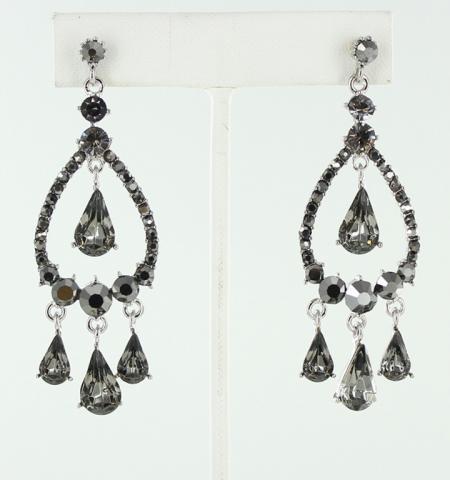 Helens Heart Earrings JE-X002123-S-Black