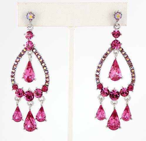 Helens Heart Earrings JE-X002123-S-Pink