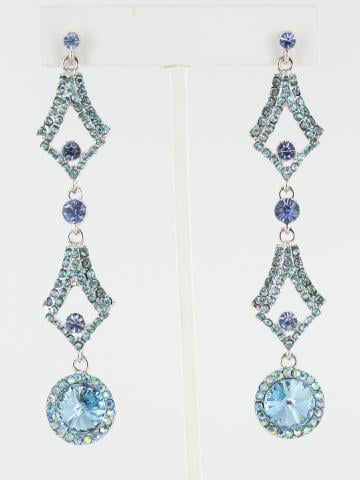 Helens Heart Earrings JE-X002126-S-Aquamarine