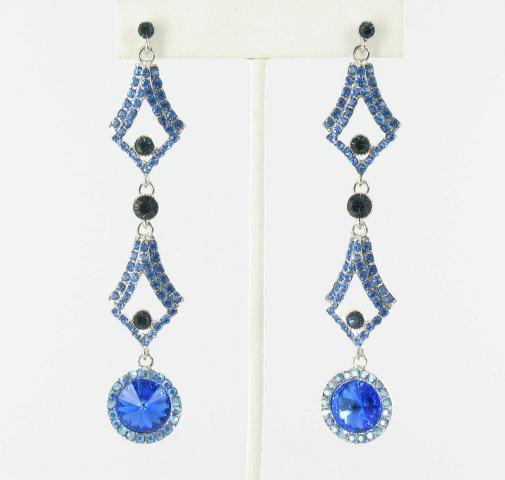 Helens Heart Earrings JE-X002126-S-Sapphire