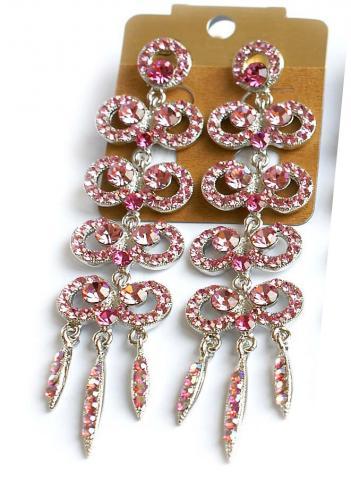 Helens Heart Earrings JE-X002517-S-Pink