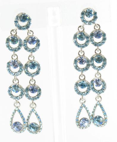 Helens Heart Earrings JE-X002736-S-Blue