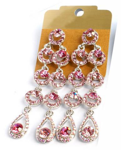 Helens Heart Earrings JE-X002736-S-Pink