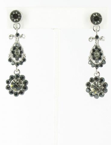 Helens Heart Earrings JE-X002738-S-Black