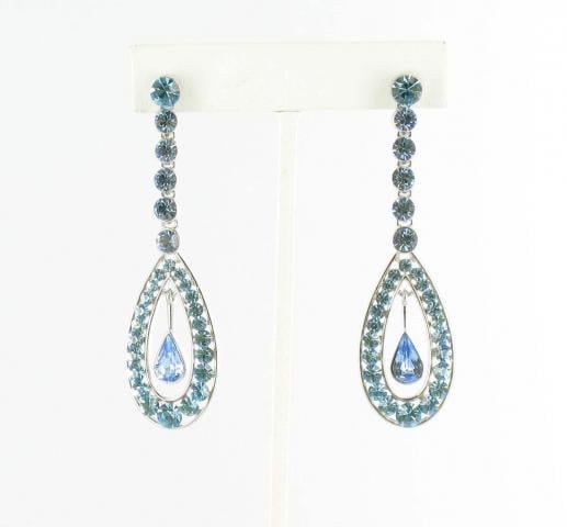 Helens Heart Earrings JE-X002828-S-Blue