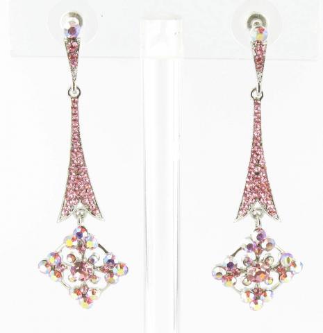 Helens Heart Earrings JE-X002857-S-Pink