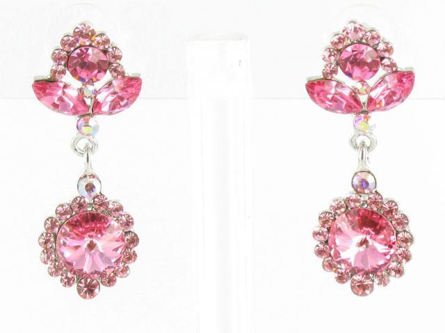 Helens Heart Earrings JE-X002862-S-Pink