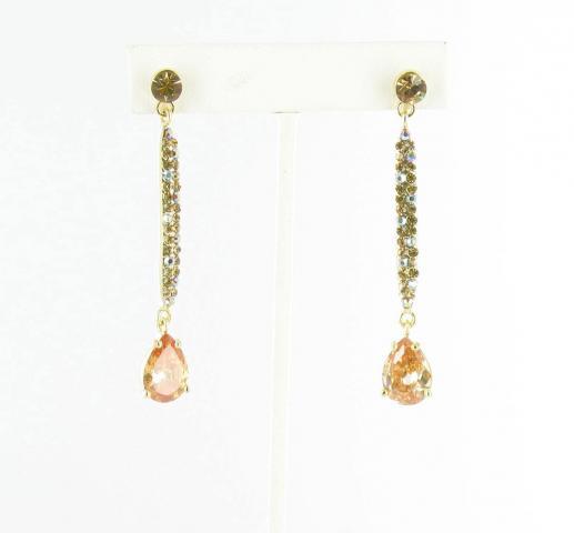 Helens Heart Earrings JE-X002941-G-Topaz