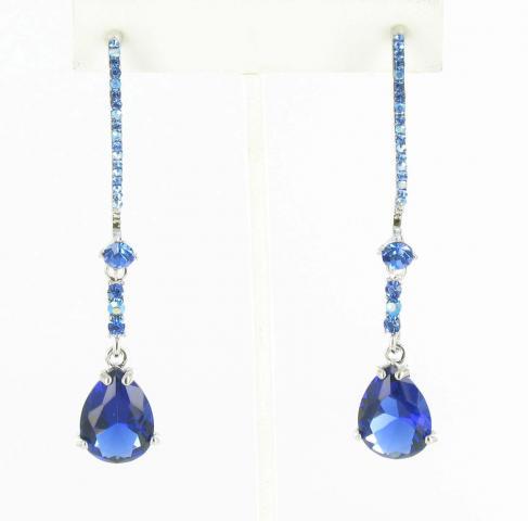 Helens Heart Earrings JE-X003116-S-Sapphire