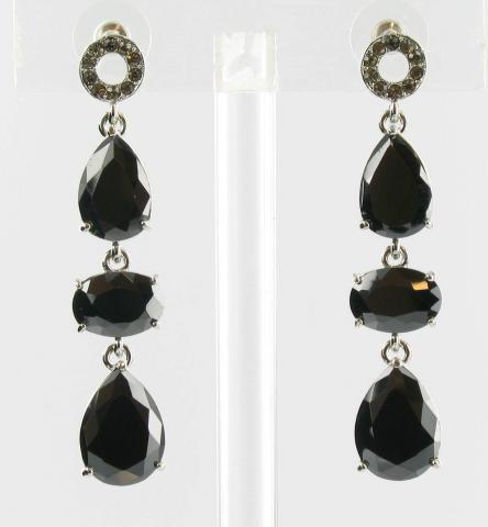 Helens Heart Earrings JE-X003286-S-Black