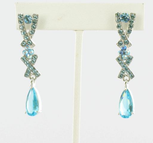 Helens Heart Earrings JE-X003335-S-Aqumarine