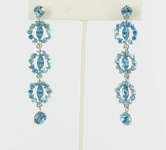 Helens Heart Earrings JE-X003498-S-Blue