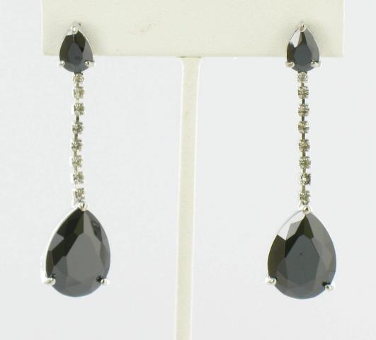 Helens Heart Earrings JE-X003585-S-Black