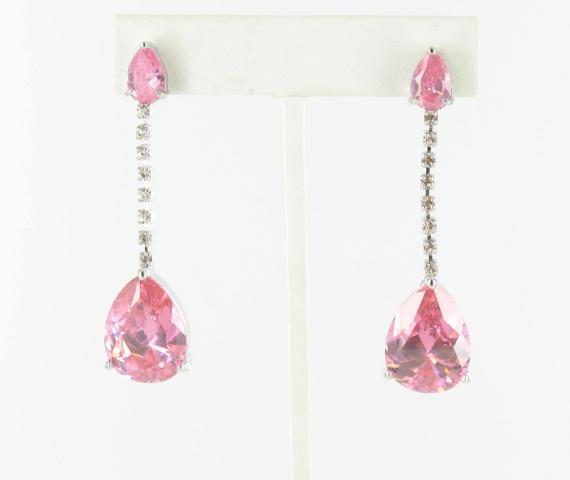 Helens Heart Earrings JE-X003585-S-Pink